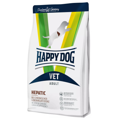 Сухий корм для собак Happy Dog VET Hepatic дієтичний корм при хронічній печінковій недостатності, 4кг