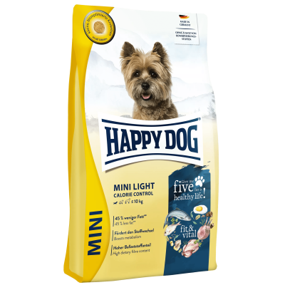 Сухий корм для собак Happy Dog fit and vital Mini Light дрібних порід вагою до 10 кг (Хеппі Дог), 4 кг Сухий корм для собак Happy Dog fit and vital Mini Light дрібних порід вагою до 10 кг (Хеппі Дог), 4 кг