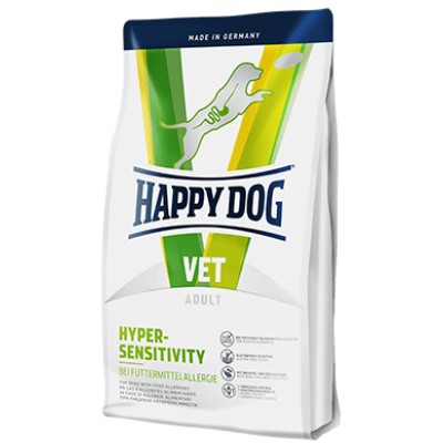 Корм для собак Happy Dog VET Diet Hypersensitivity диетический корм для собак с пищевой аллергией, 12кг
