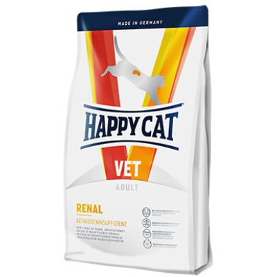 Сухий корм Happy Cat Vet Diet Renal дієтичний для котів із захворюванням нирок, 4кг | Хеппі Кет Ренал Сухий корм Happy Cat Vet Diet Renal дієтичний для котів із захворюванням нирок, 4кг | Хеппі Кет Ренал
