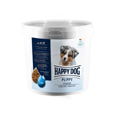 Корм Happy Dog Puppy Starter Lamm and Reis для щенков с ягненком и рисом от 4 недель, 1,5кг | Корм Хэппи дог Корм Happy Dog Puppy Starter Lamm and Reis для щенков с ягненком и рисом от 4 недель, 1,5кг | Корм Хэппи дог