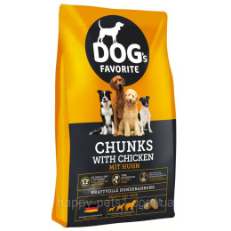 Корм Happy Dog Dogs Favorit Chiken для собак с курицей, 15 кг | Сухой корм Dogs Favorit для собак с курицей