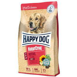Корм для взрослых собак Happy Dog Premium NaturCroq Active с повышенной потребностью в энергии, 15кг