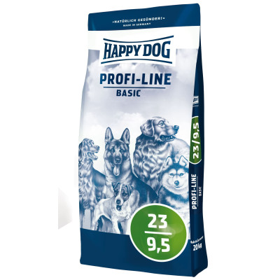 Корм для взрослых собак Happy Dog Profi Line Basic 23/9,5 20 кг