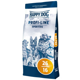 Корм для собак Happy Dog 26/16 Profi Line Sportive з підвищеною потребою в енергії, 20 кг