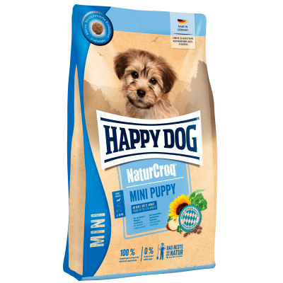 Корм для собак Happy Dog Natur Croq mini Puppy для щенков мелких пород, 4кг | Корм Хэппи дог для щенков