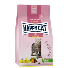 Сухий корм Happy Cat Junior Land Geflugel для кошенят від 4 до 12 міс. з птицею, 10 кг | Хеппі кет Джуніор