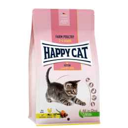 Сухий корм Happy Cat Kitten Geflugell для кошенят від 5 до 6 міс із птицею, 1,3 кг