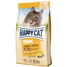 Сухий корм Happy Cat Minkas Hairbol Control корм для виведення шерсті з птицею, 0,5 кг