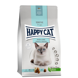 Сухий корм Happy Cat Sensitive Magen and Darm з чутливим травленням з м'ясом качки і рисом, 4кг