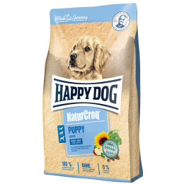 Корм Happy Dog NaturCroq Puppy для щенков всех пород от 4 нед. до 6 мес, 15кг | Корм для щенков Хеппи дог