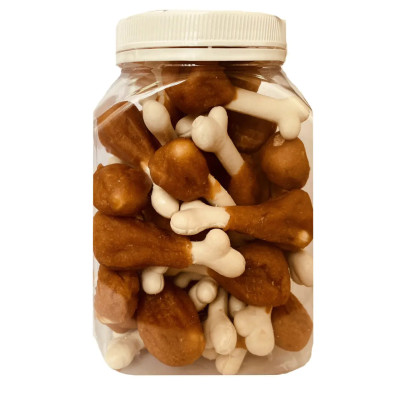 Ласощі для собак Кронтес, Гомілки з м'яса курки, 500 гр БАНКА