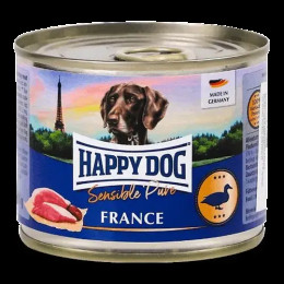 Вологий корм для собак Happy Dog Sens з качкою (Хеппі Дог), 200 гр | Консерва для собак happy dog sens