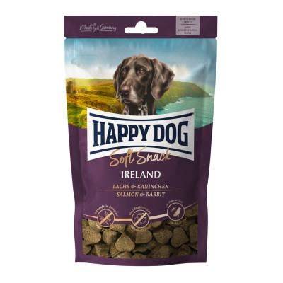Лакомства для собак Happy Dog Soft Snac Ireland средних и больших пород с лососем и кроликом, 100гр