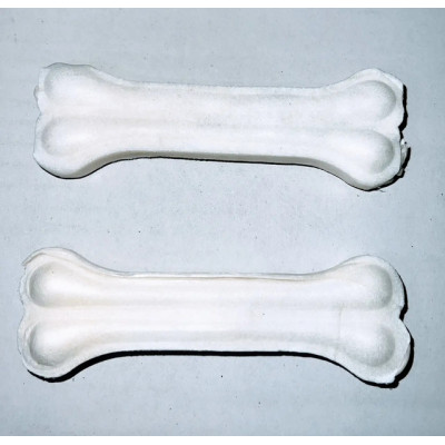 Лакомства для собак Кость прессованная БЕЛАЯ натуральная и богата витаминами для всех видов пород 1шт 7,5см