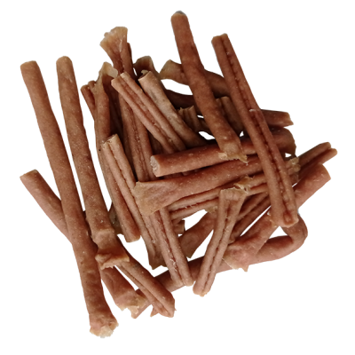 Ласощі для собак Кронтес, Соломка міні з м'яса качки по-пекінськи, 250 гр