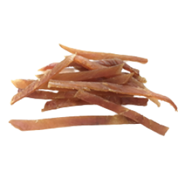 Ласощі для собак Кронтес, М’які смужки в’яленого курячого філе, 500 гр