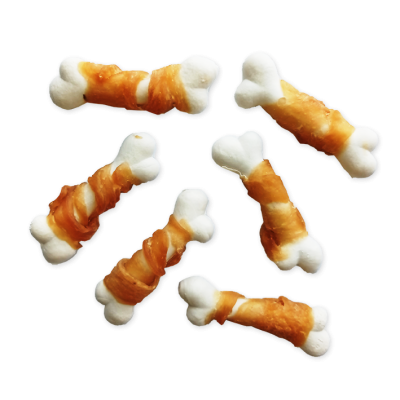 Ласощі для собак Кронтес, Кальцієві кісточки з куркою, 500 гр.