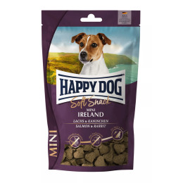 Ласощі для собак Happy Dog Soft Snac Ireland середніх і великих порід з лососем і кроликом, 100гр1 Ласощі для собак Happy Dog Soft Snac Ireland середніх і великих порід з лососем і кроликом, 100гр1
