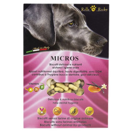 Печиво для собак Rolls Rocky Micros mix зі смаком ванілі та карамелі, 300 гр Печиво для собак Rolls Rocky Micros mix зі смаком ванілі та карамелі, 300 гр